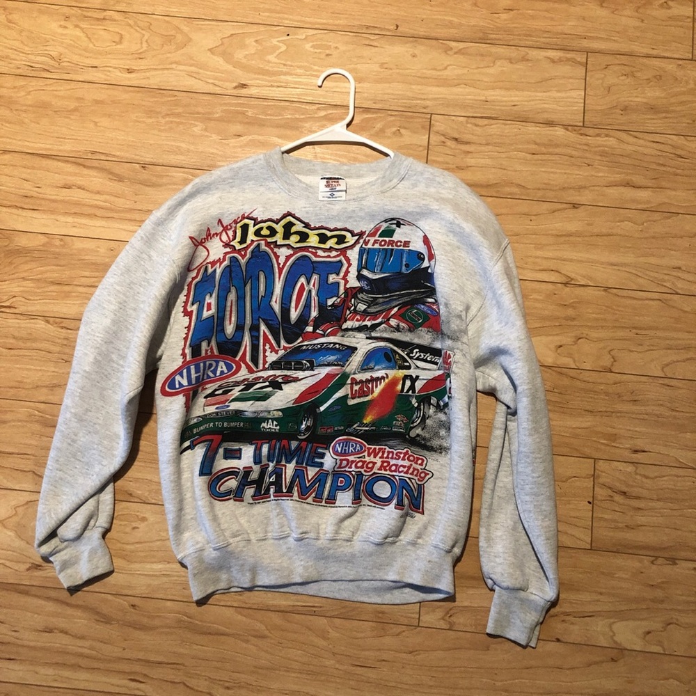 Vintage nascar john force sweatshirt